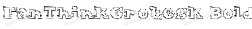 FanThinkGrotesk Bold字体转换